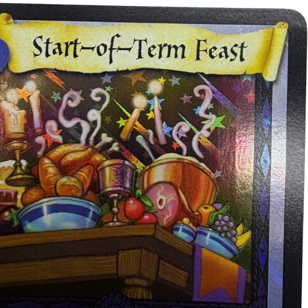 Harry Potter TCG Start-of-Term Feast 27/80 Quidditch Cup Holofoil Rare 2001 TCG